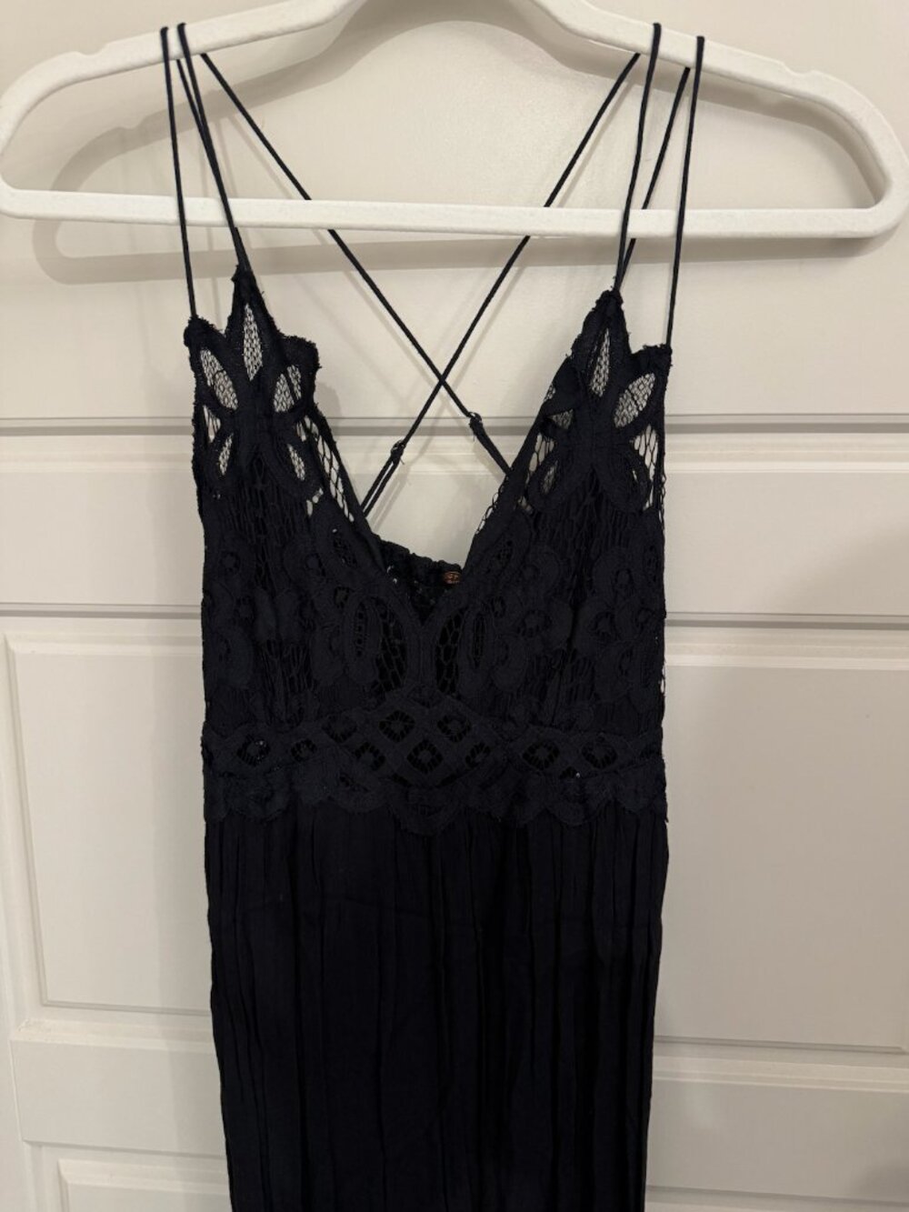 Free People - Small S - Black One Adella Maxi Dress